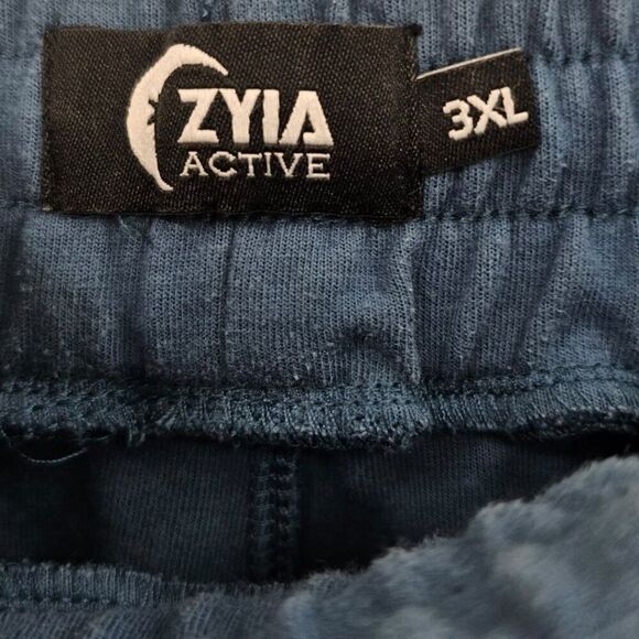 Zyia Mens 3XL Blue Drawstring Athletic Comfort Shorts - Picture 2 of 10